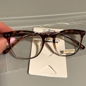 Vera Bradley Brown Tortoise Reading Glasses